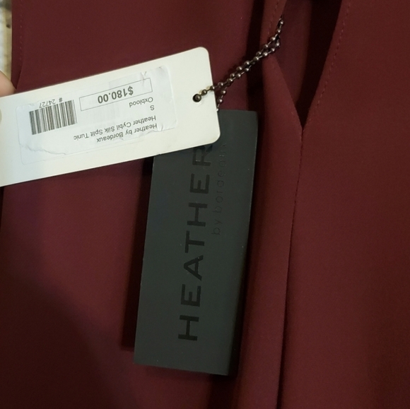 Heather 100% Silk Tunic - Picture 6 of 11